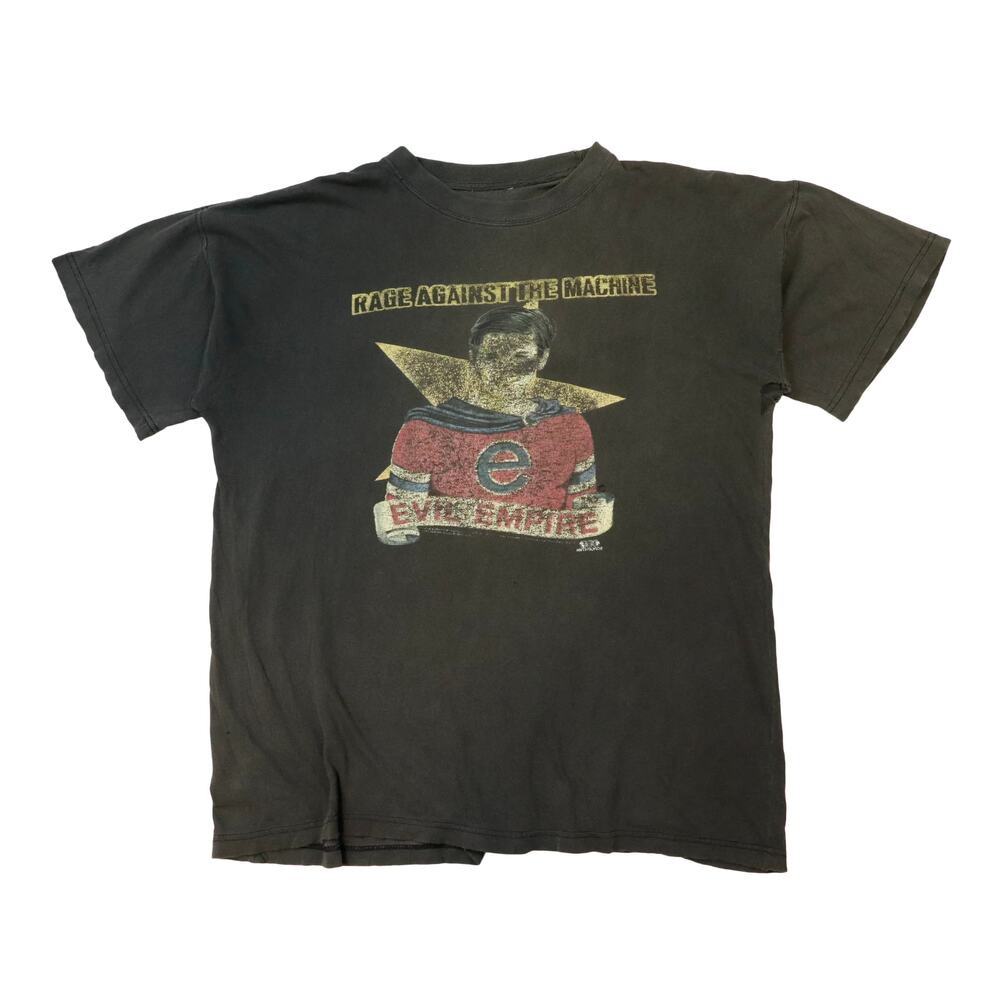 Vintage 90s Rage Against The Machine Evil Empire Black T-shirt